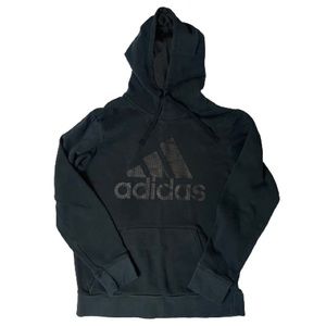 Adidas Long Sleeve Pullover Hoodie Black Men’s Medium